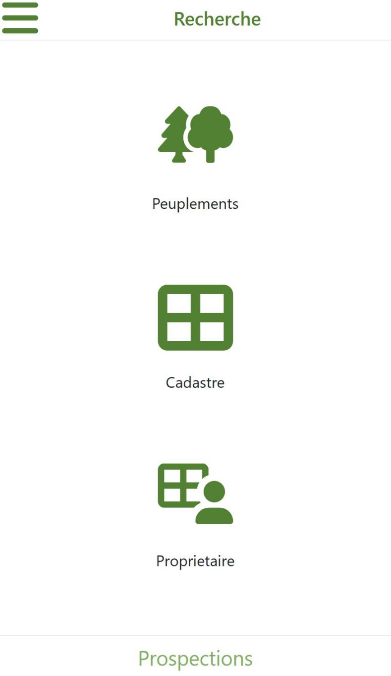 Type de prospections